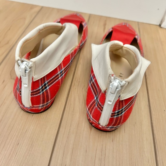 Katy Perry The Uni Tuxedo Plaid Pointed Toe Flats - Picture 3 of 11